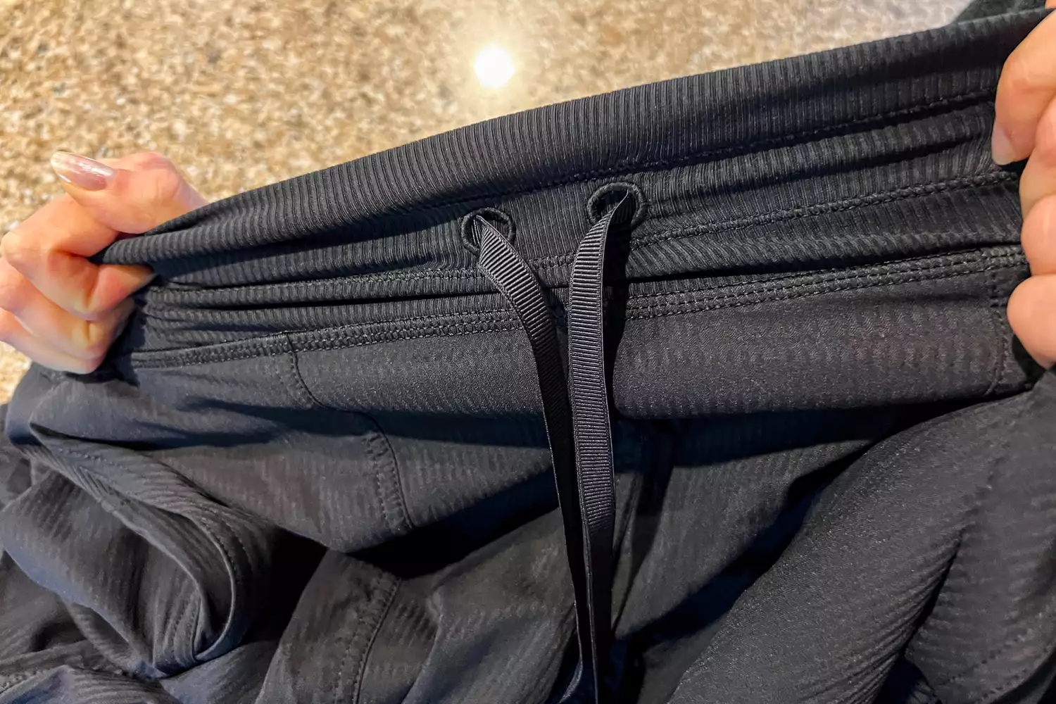 Close up of lululemon Dance Studio Mid-Rise Jogger 7/8 Length