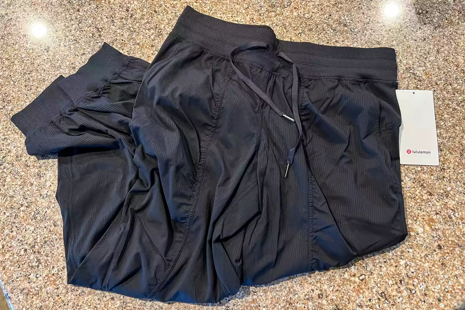 lululemon Dance Studio Mid-Rise Jogger 7/8 Length on counter