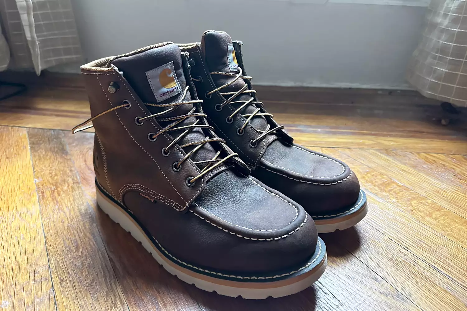 The Carhartt Men 6in Waterproof Wedge Soft Toe Work Boot