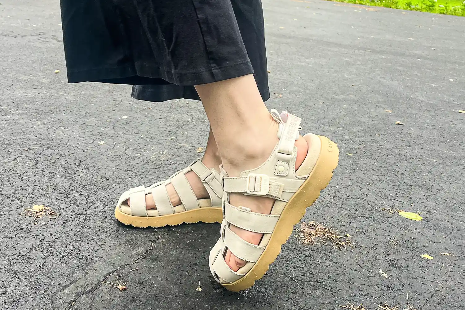 A side view of the Merrell Women's Fleur Fisherman Sandals