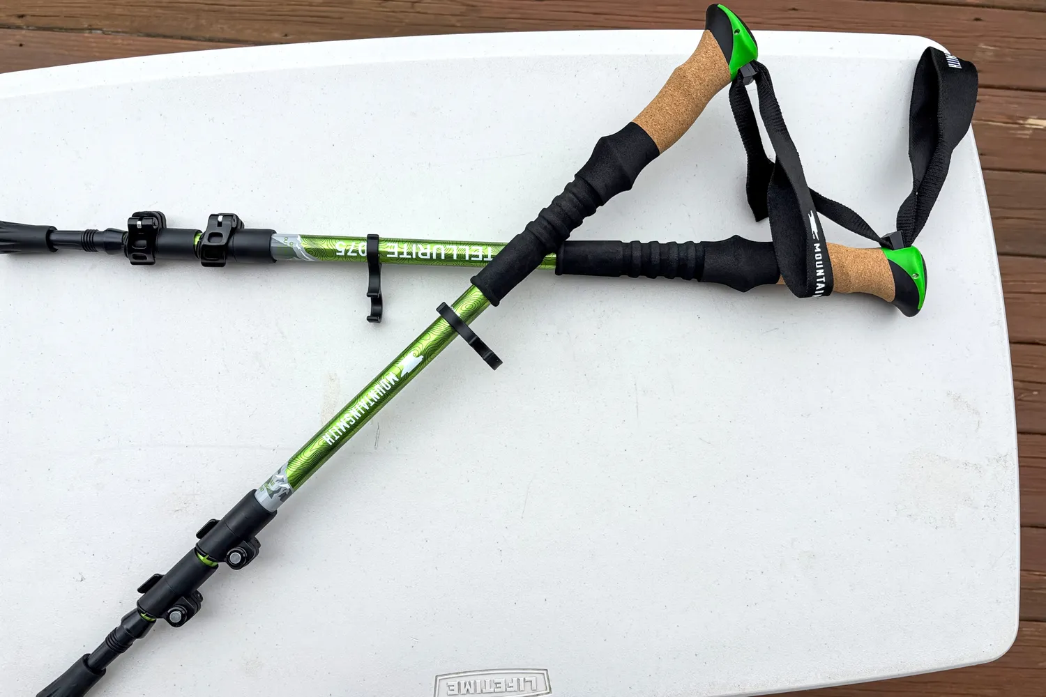 The Mountainsmith Tellurite 7075 OLS Trekking Poles before use