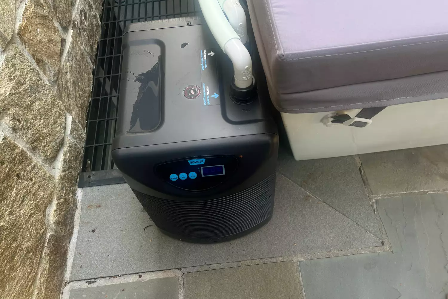 The cooling unit for the PLUNGE cold tub