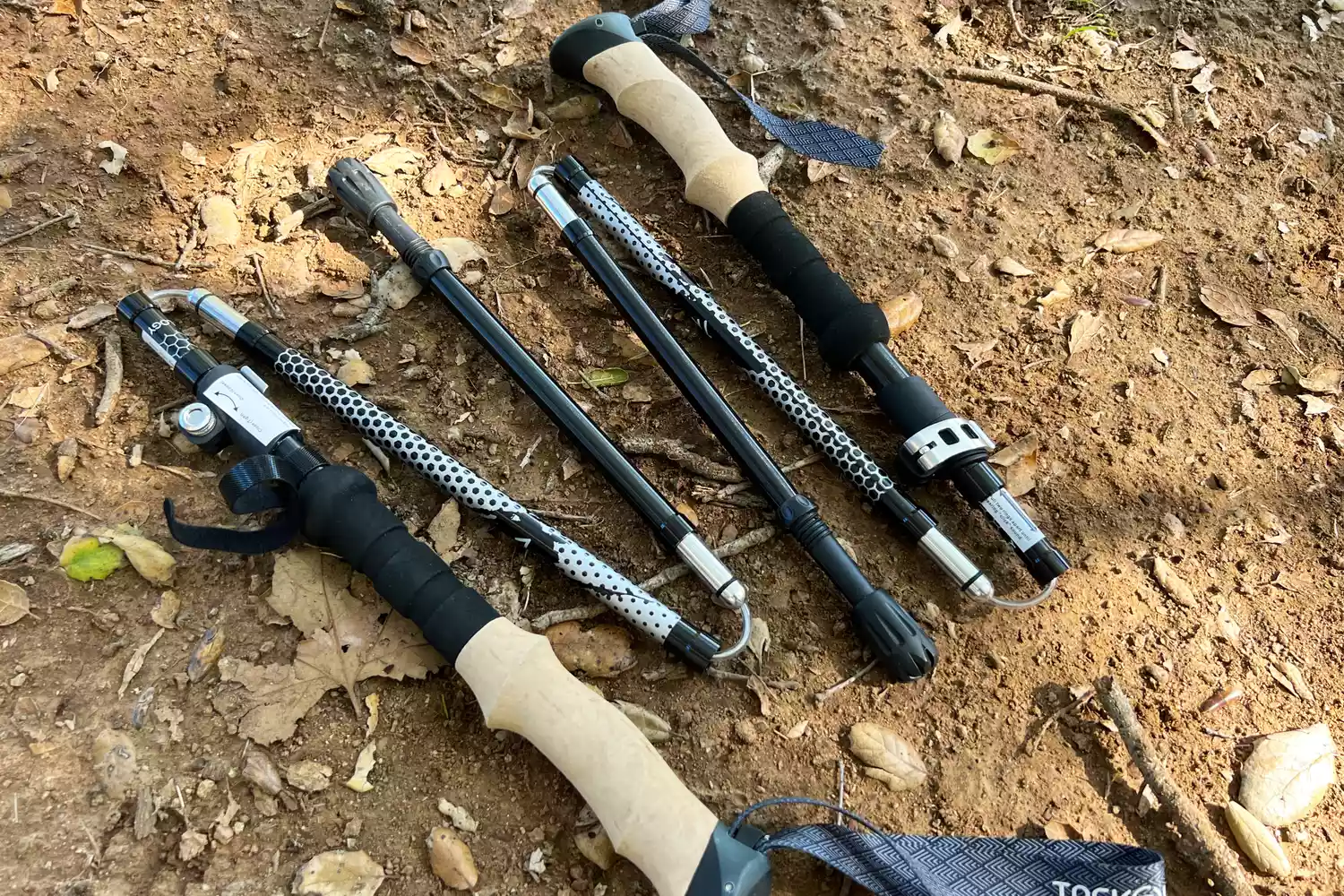 Trekology Trek-Z Hiking Poles displayed on ground