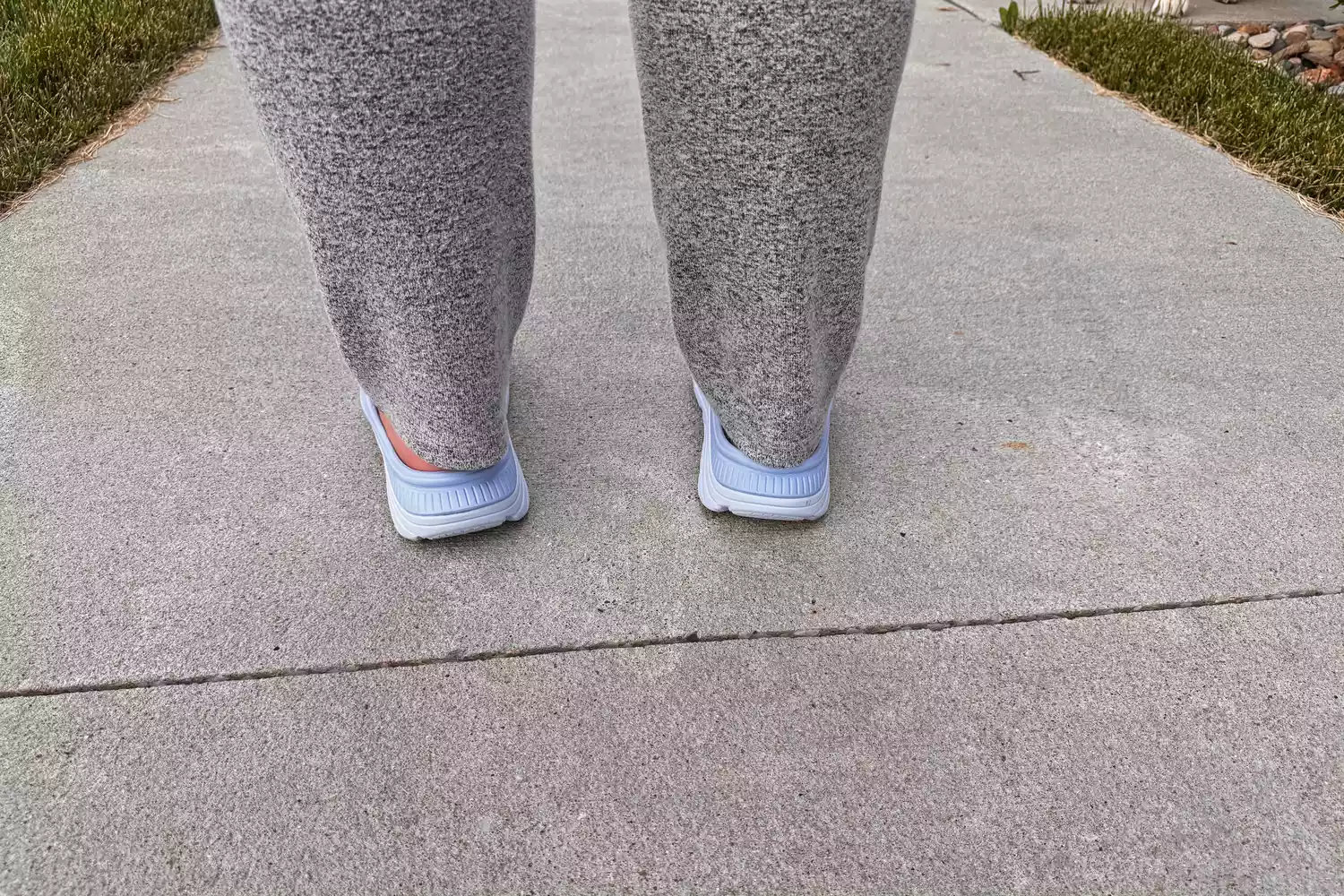 The back of a pair of ARISIC Recovery Slides