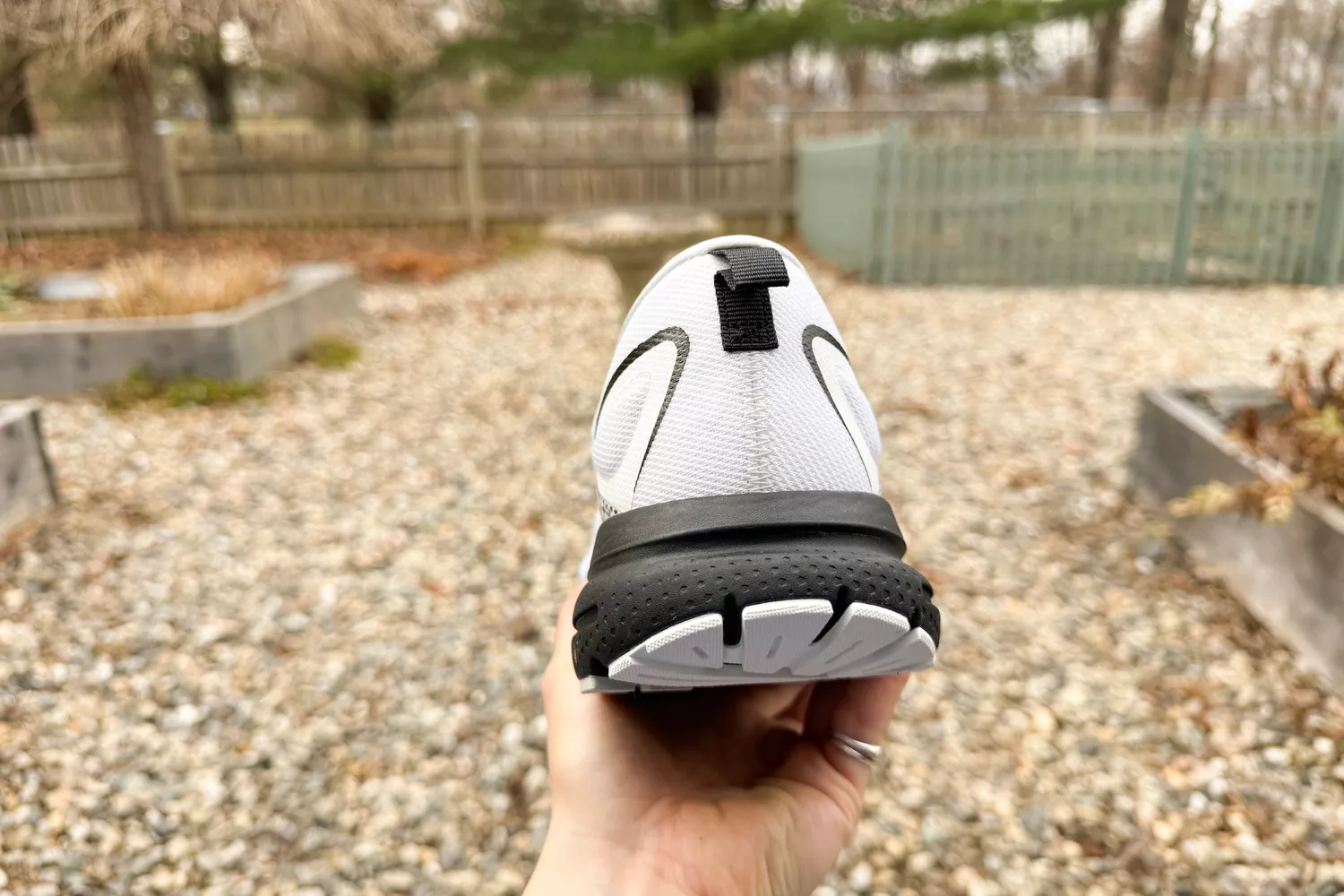 The back of Brooks Trace 3 Women's Running Shoes