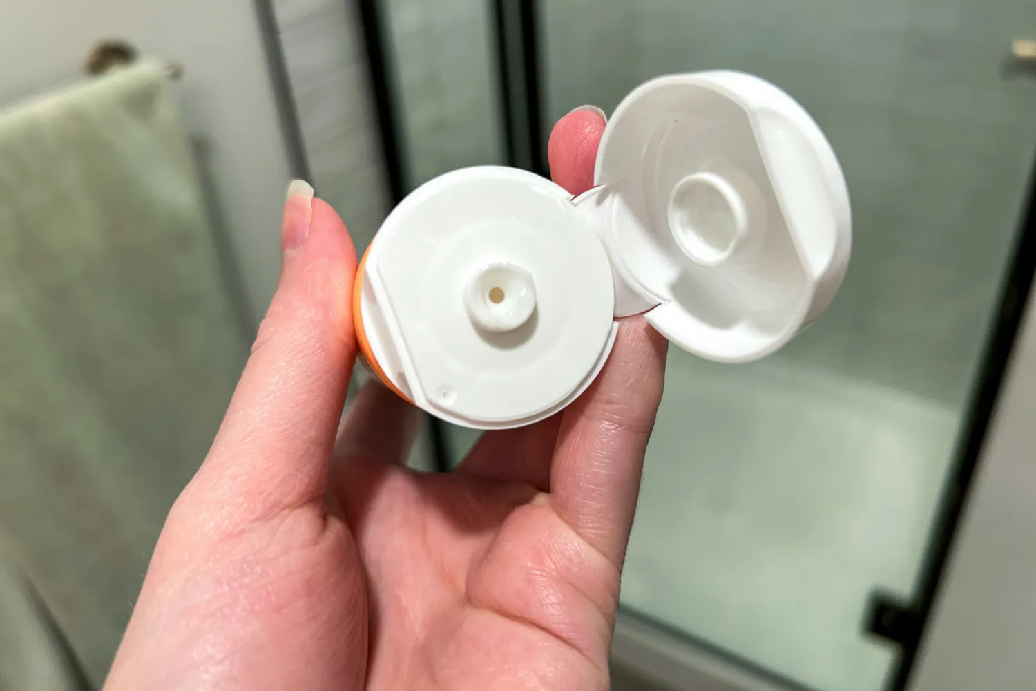 The Secret Aluminum-Free Whole Body Deodorant Cream with the cap open