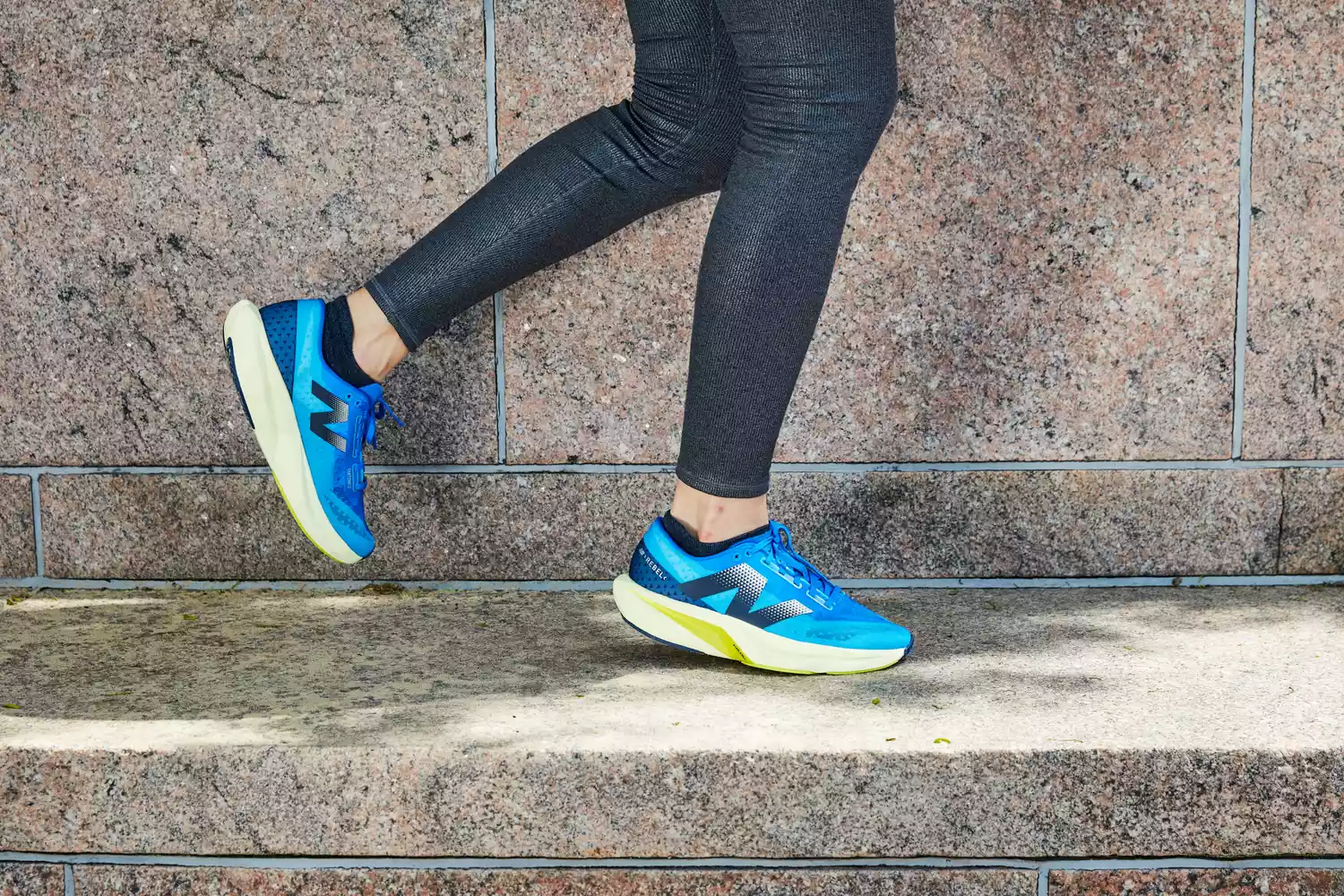 Person running in New Balance Women's Fresh Foam Roav V1