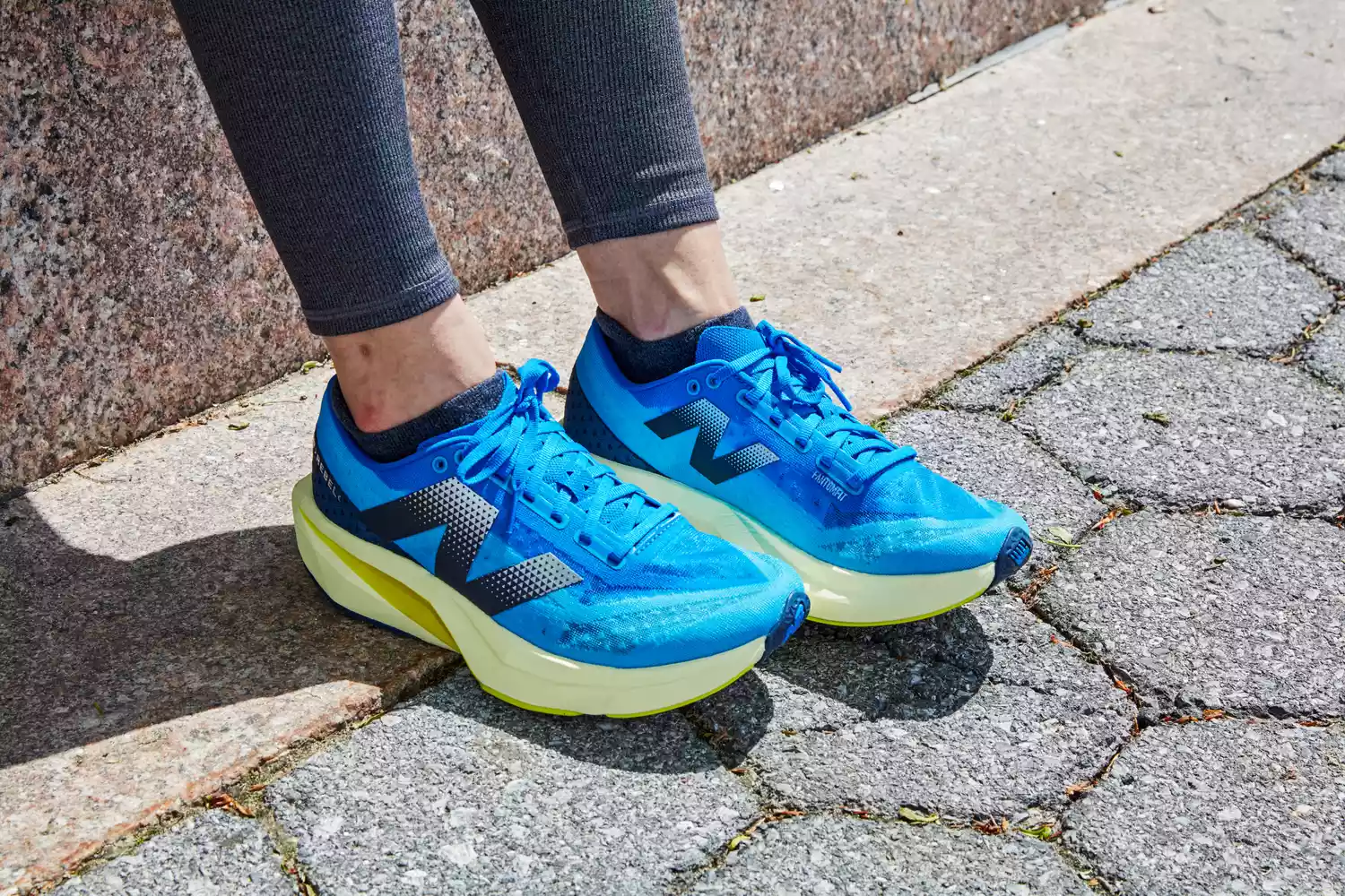 Person wearing New Balance Women's Fresh Foam Roav V1