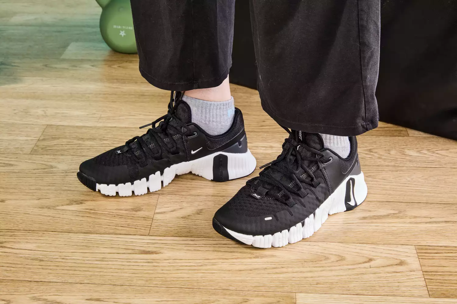 Person wearing Nike Women's Free Metcon 5 Training Shoes