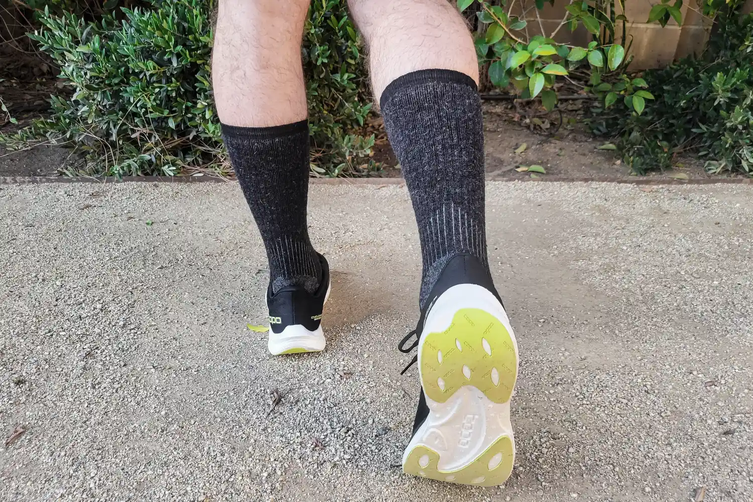 The treads on the bottom of the Topo Athletic Men's Cyclone 3 Road Running Shoes