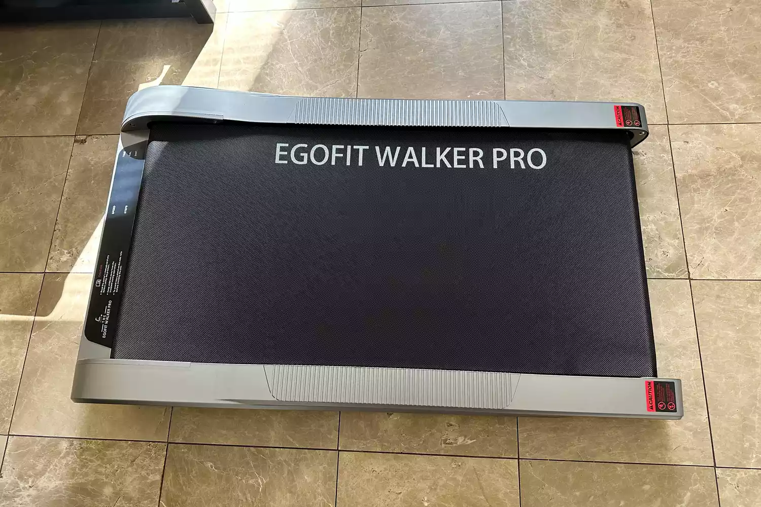 Egofit Walker Pro-M1 Treadmill on tile floor