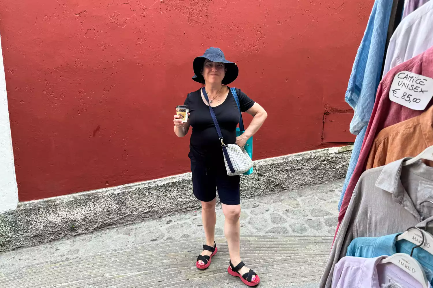 Person wearing Vivaia Sport Sandals