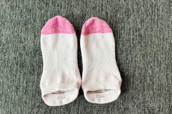 Bombas Women's Marl Ankle Socks displayed on carpet