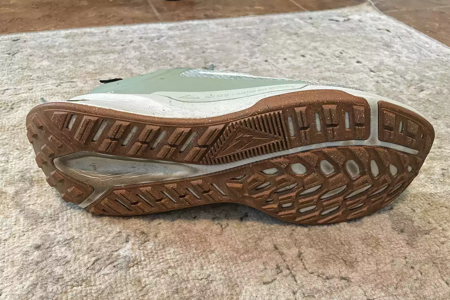 The bottom treads on the Nike Juniper Trail 2 GORE-TEX Men's Waterproof Trail Running Shoe