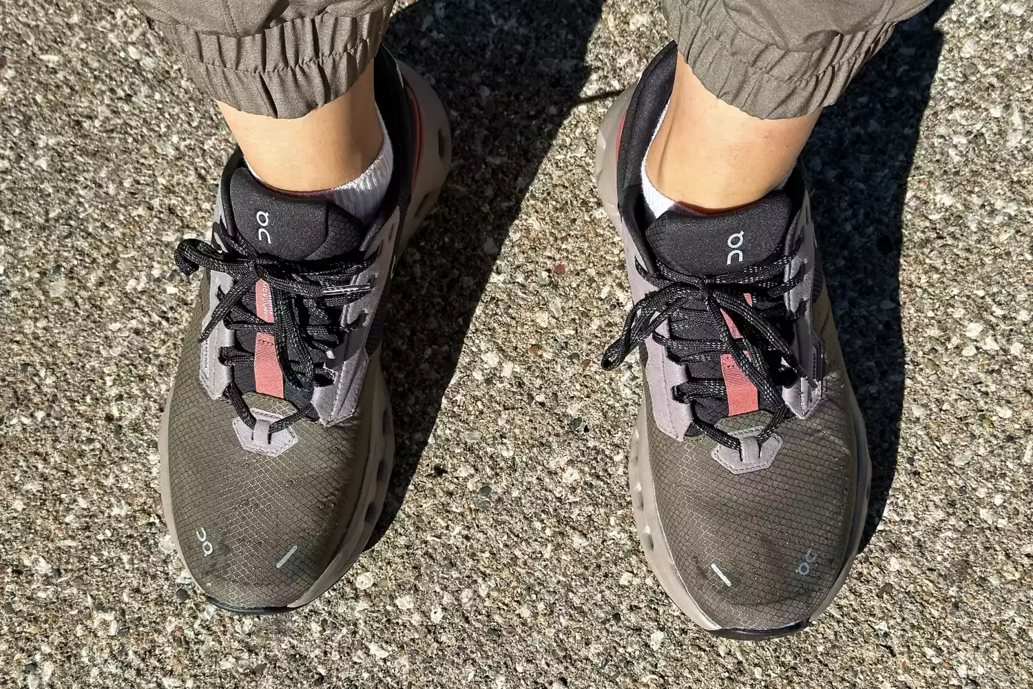 An overhead view of a pair of On Women's Cloudrunner 2 Running Shoes