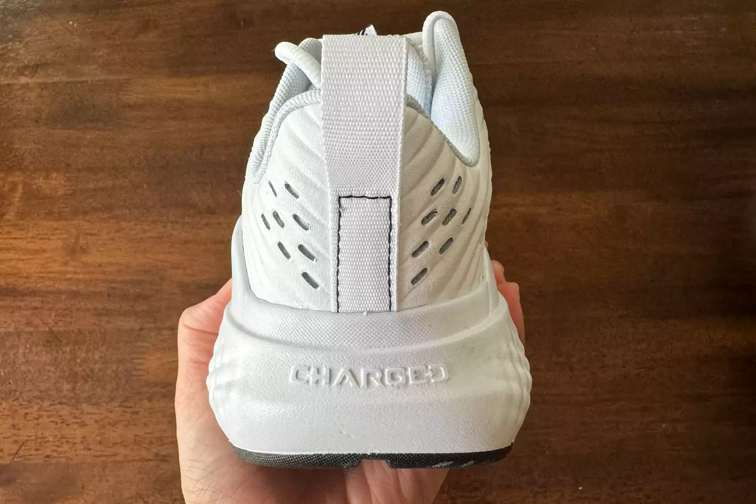 The back of the Under Armour Women's UA Commit 4 Training Shoe