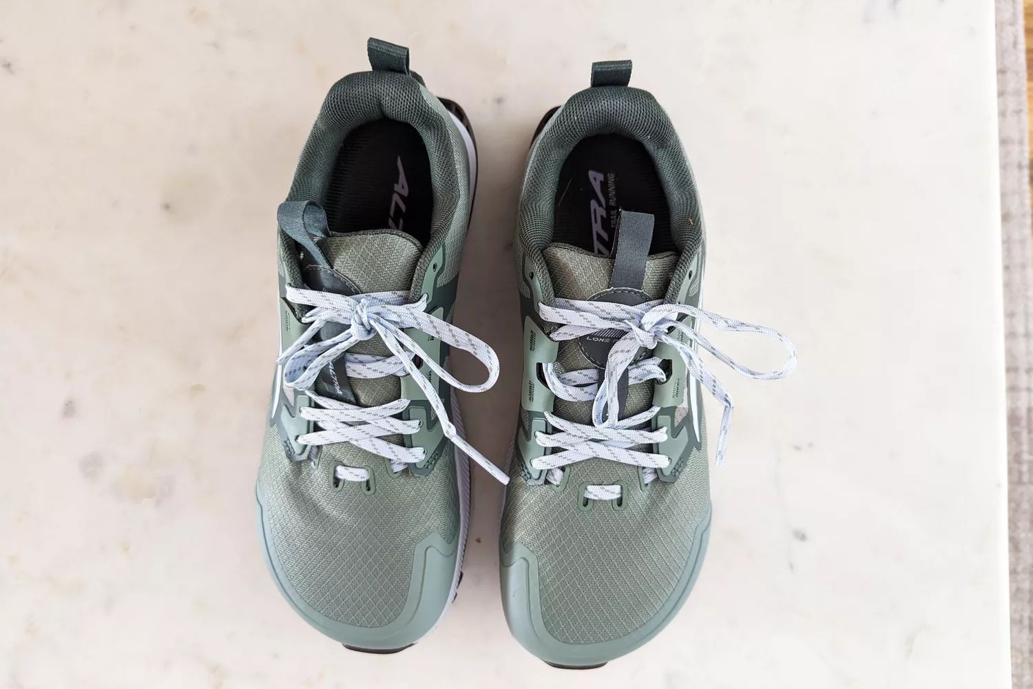 The top view of the Altra Lone Peak 8 Trail Running Shoes