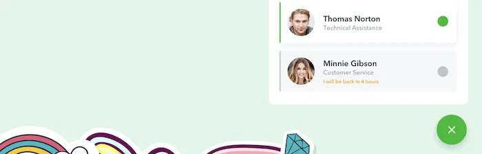 The WP Chat App WhatsApp chatbox plugin.