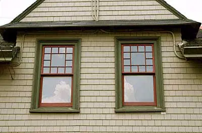 A house with well maintained windows.