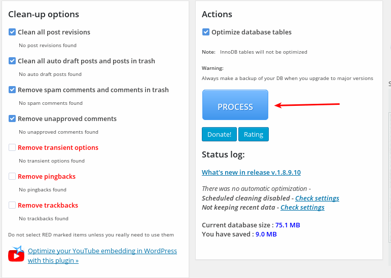 wp-database-wp-optimize