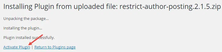 wp-restrict-authors-RAP-activate-plugin