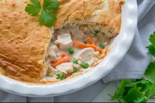 Easy Bisquick Chicken Pot Pie