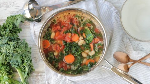 Healthy Bean Soup With Kale