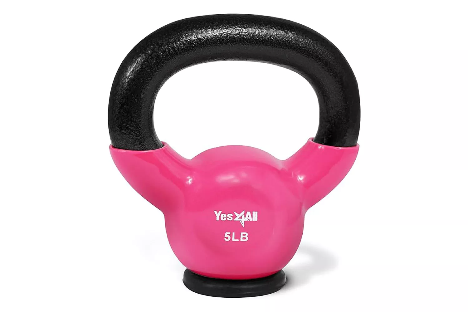 Yes4All Vinyl Coated Kettlebell With Protective Rubber Base