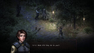 A member of the Aries Division exploring the not-Spencer Mansion.