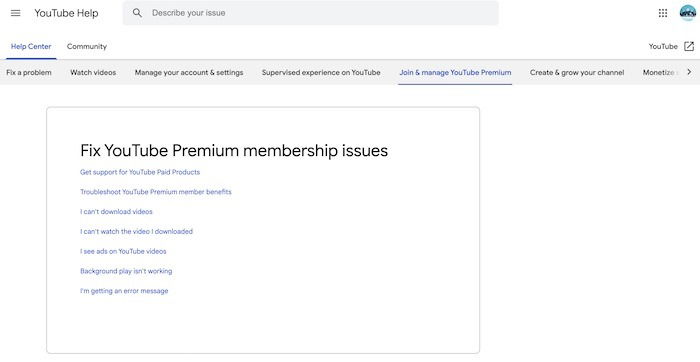 Youtube Tv Premium Premium Help