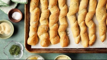 Quick Soft Breadsticks