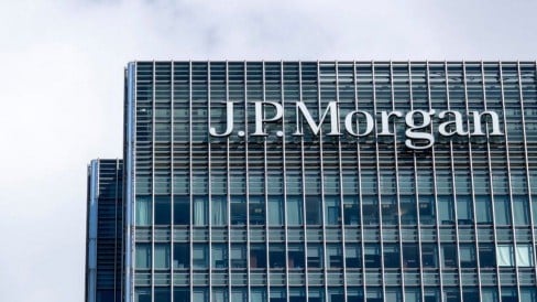 JP Morgan offices in Canary Wharf, London