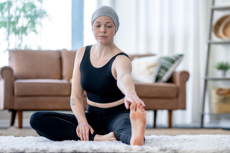 Cancer patient stretching