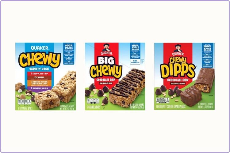 Quaker Oat Chewy Bars