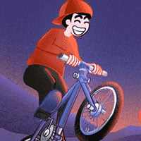 Ice biker free online bike game